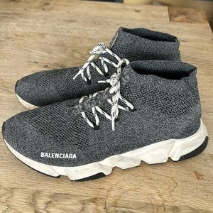 Balenciaga men’s size 13 speed LT lace up sock sneaker